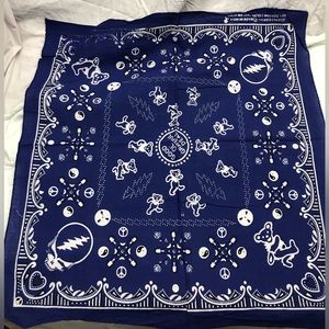 Good Ol Grateful Dead Bandana GDP 2002 Blue 💙 SYF and Bears